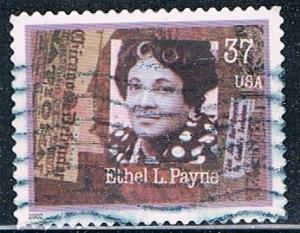 USA 3667: 37c Ethel L. Payne, used, off paper, VF