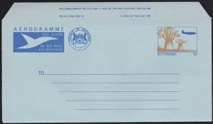 BOTSWANA 10t aerogramme - unused...........................................B3265