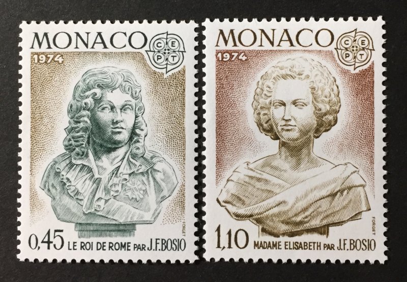 Monaco 1974 #903-4, MNH.