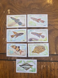 Stamps Guinea-Bissau Scott #498-504 nh