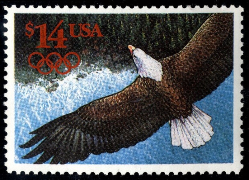 US Scott 2542 $14.00 Eagle in Flight  Mint NH 