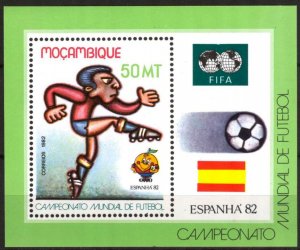 Mozambique 1982 Football Soccer World Cup Spain 1982 S/S MNH