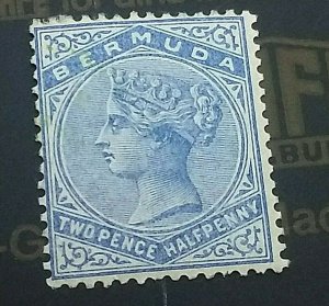 KAPPYSSTAMPS BERMUDA #22 1884  2 1/2p   MINT LIGHTLY HINGED GS0776