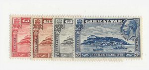 Gibraltar Sc #96-99  set of 4  NH VF