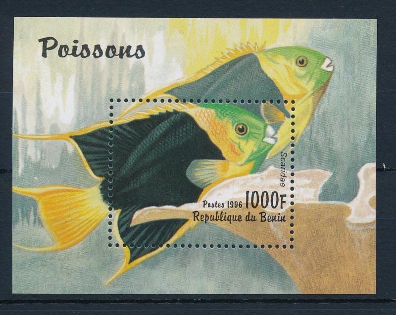 [31399] Benin 1996 Marine Life Fish MNH  Sheet