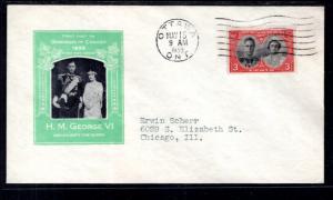 Canada 248 Ioor Typed FDC
