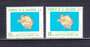 Salvador C356-C357 Set MNH UPU