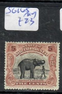 NORTH BORNEO 5C  ELEPHANT     SG 165     MOG    P0224A  H