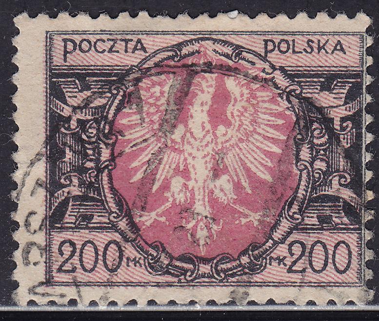 Poland 166 Polish Eagle 200Mk 1923