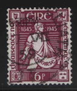 Ireland 1945 used Sc 132 6p Sower