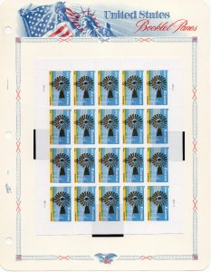 Scott #4493 Kansas Sheet of 20 Stamps in White Ace Booklet Pane Mount - MNH