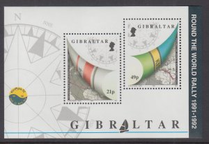 Gibraltar 617 Souvenir Sheet MNH VF