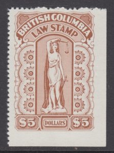 British Columbia (Canada Province Revenue), van Dam BCL56, MNH