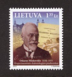 Lithuania Sc# 984 MNH Oskar Minkowski