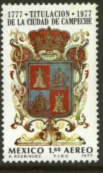 MEXICO C545 200th Anniv of the naming of Campeche MINT, NH. VF.