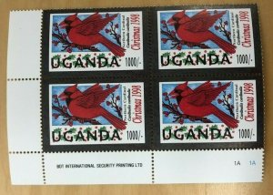 Uganda 1998 - CHRISTMAS '98 - Set of 5 Sheets of 4 (Scott #1570-5) - MNH