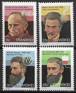 South Africa - Transkei #105-8 MNH Set - Medical Pioneers