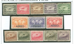 Ecuador #C8-C12/C39-C41/ Unused Single