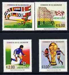 El Salvador 1986 World Cup Football Championships perf se...