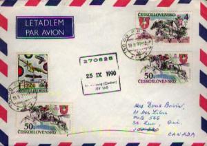 Czechoslovakia, Airmail, Horses, Aviation, Sports