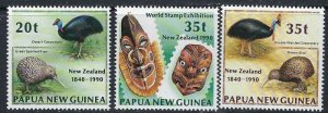 Papua New Guinea 739-41 MNH 1990 set (ak2284)