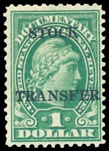 U.S. REV. STOCK TRANSFER RD37  Mint (ID # 118964)