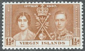 DYNAMITE Stamps: Virgin Islands Scott #74  MNH