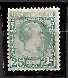 MONACO STAMPS 1885 ,Sc.#6, USED