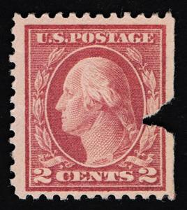 AFFORDABLE GENUINE SCOTT #499h MINT OG NH 1917 TYPE-I LAKE COLOR - SCV $500