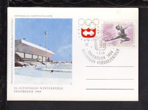 Austria Olympics 1964 Card BIN 