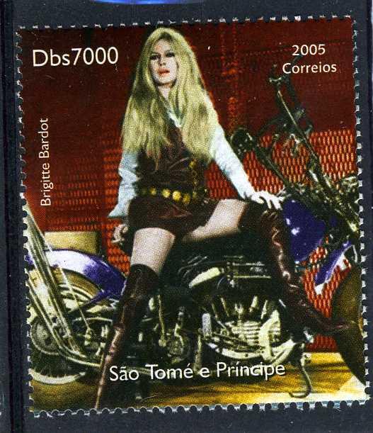 Sao Tome & Principe 2005 BRIGITTE BARDOT set 1v Perforated Mint (NH)