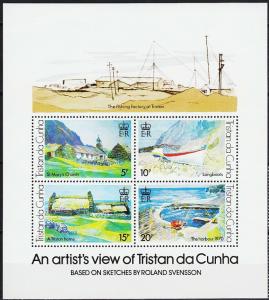 1978	Tristan da Cunha	234-37/B7	Artist's View TdC Roland Svensson