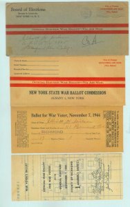 84313 - USA - POSTAL HISTORY -  WAR BALLOT complete UNUSED set of 4 pieces!