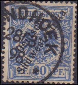 German South West Africa #4, Incomplete Set, 1897, Used