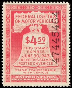 U.S. REV. MOTOR VEHICLE RV7  Mint (ID # 117670)