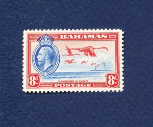 26 - BAHAMAS - Scott 96 - unused lightly hinged - birds, flamingo - 1935