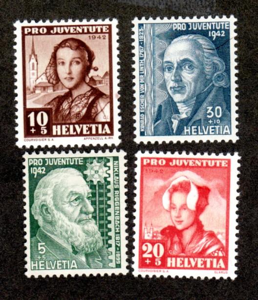 Switzerland # B120-B123 Mint!
