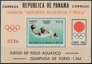 Panama 1964 MNH Stamps Souvenir Sheet Scott 454Ef Sport Olympic Games