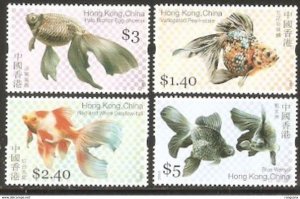 2005 Hong Kong, 2005 HK Goldfish II STAMP 4V