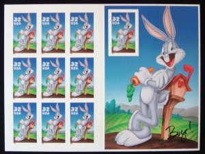 US #3137 MNH Sheet of 10 Bugs Bunny SCV $6.75 L8