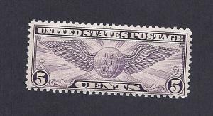 C16 5c Winged Globe VF/MNH/OG scv $8.00