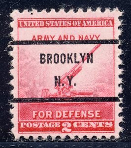 Brooklyn NY, 900-71 Bureau Precancel, 2¢ National Defense