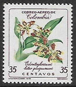 Colombia # C361 - Odontoglossum - MNH.....[Zw11]