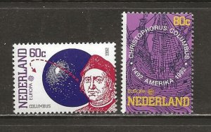 Netherlands Scott catalog # 812-813 Mint NH