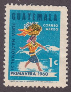 Guatemala C270 Woman Carrying Fruit Basket 1963