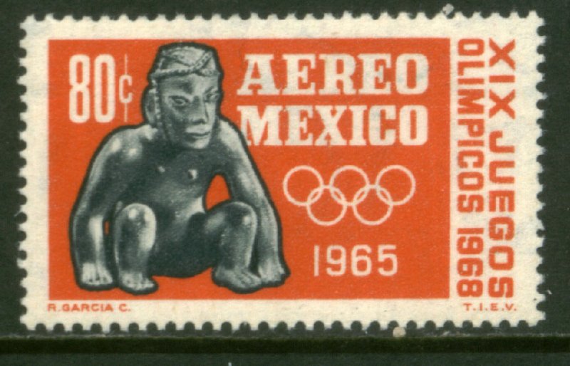 MEXICO C309, 80¢ 1st Pre-Olympic Issue - 1965. MINT, NH. VF.