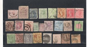 VICTORIA COLLECTION ON STOCK SHEET MINT/USED