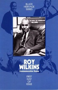 USPS 1st Day Ceremony Program #3501 Roy Wilkins Black Heritage Civil Rights