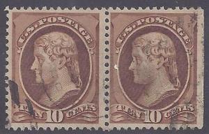Scott #209 Used Pair