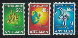 Neth. Antilles 50th Anniversary of 1977 MNH SG#642-644